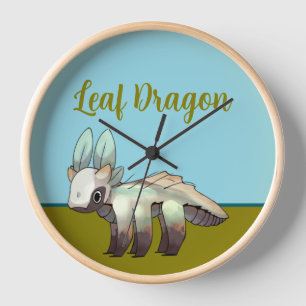 Leaf Dragon Clock
