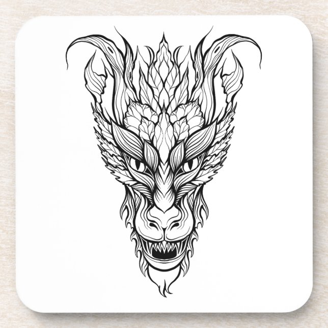 Leaf Dragon Coaster (Front)