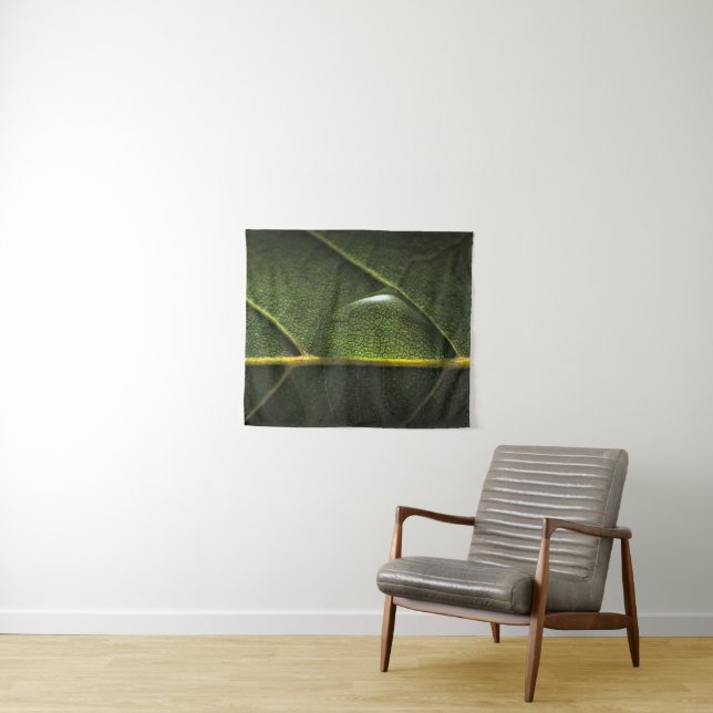 Leaf Droplets Tapestry (In Situ (Horizontal))