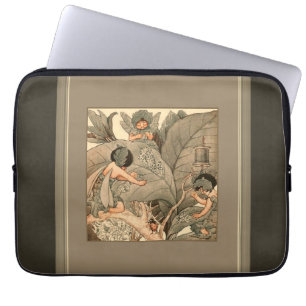 Leaf Faeries Mending Leaves Laptop Sleeve