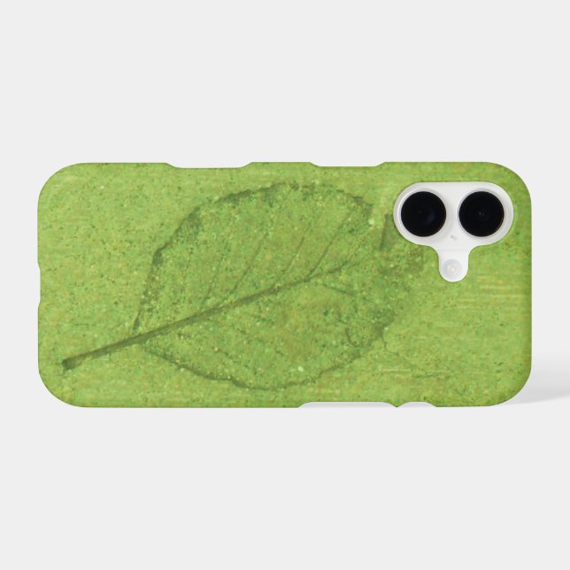Leaf Fossil Case-Mate iPhone Case (Back (Horizontal))