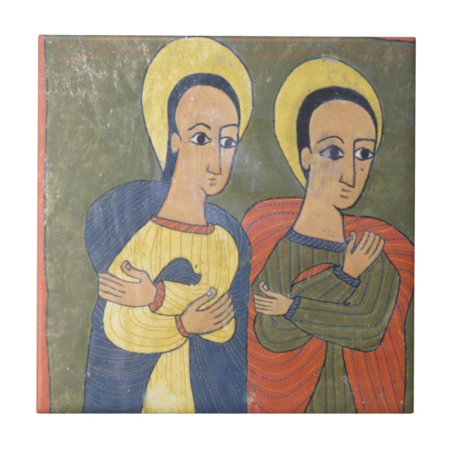 Leaf from Gunda Gunde Gospels Tile (Front)