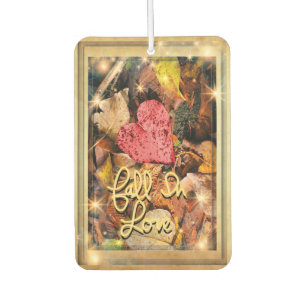 Leaf Heart Fall leaves Air Freshener
