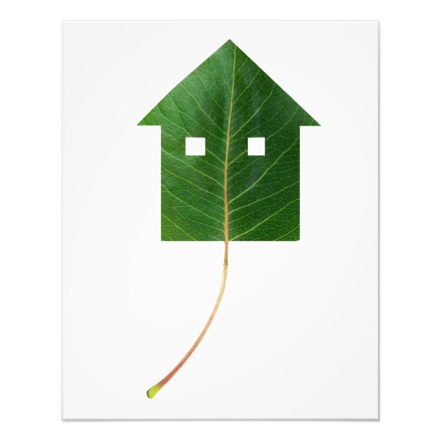 Leaf house photo print (Front)