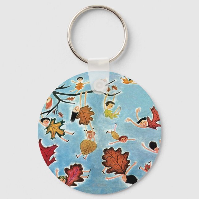 Leaf Kids Key Ring (Front)