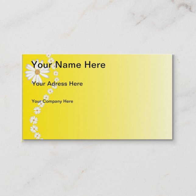 Leaf Letter A Business Card (Front)