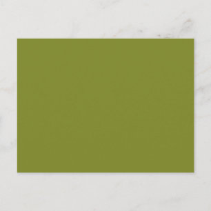 Leaf Light Army Green Solid Trend Colour Backgroun Postcard