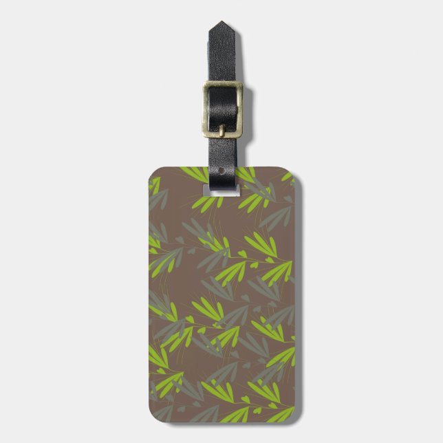 leaf luggage tag (Front Vertical)