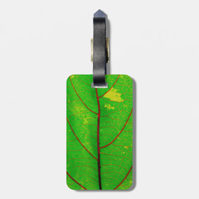 Leaf Luggage Tag (Back Vertical)