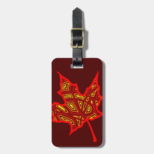 Leaf Luggage Tag (Front Vertical)