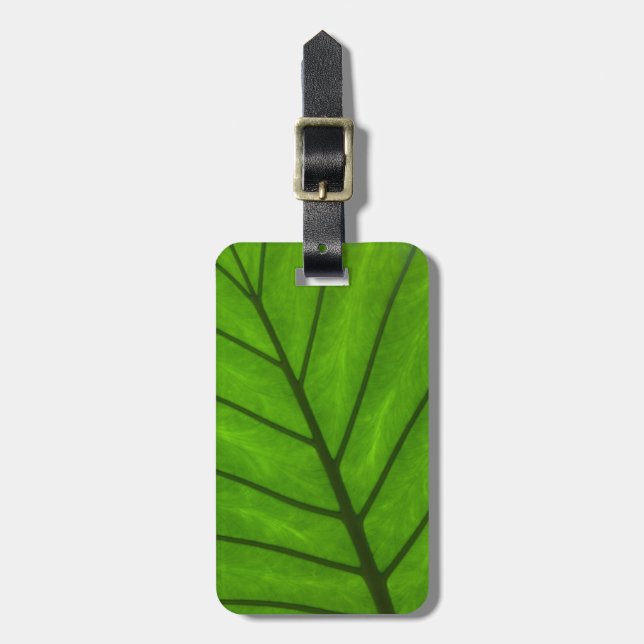 Leaf Luggage Tag (Front Vertical)