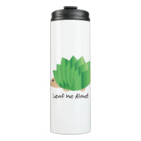 Leaf Me Alone Cute Hedgehog