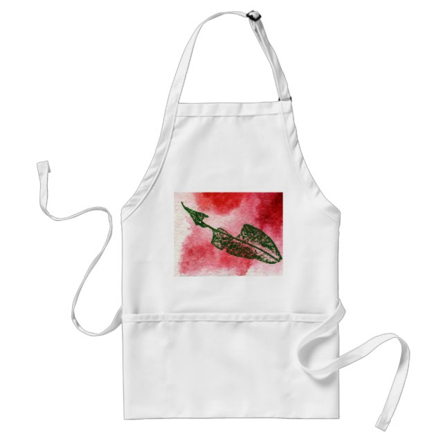 Leaf Nature Print Apron (Front)
