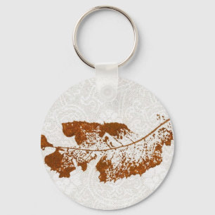Leaf Nature Print Keychain