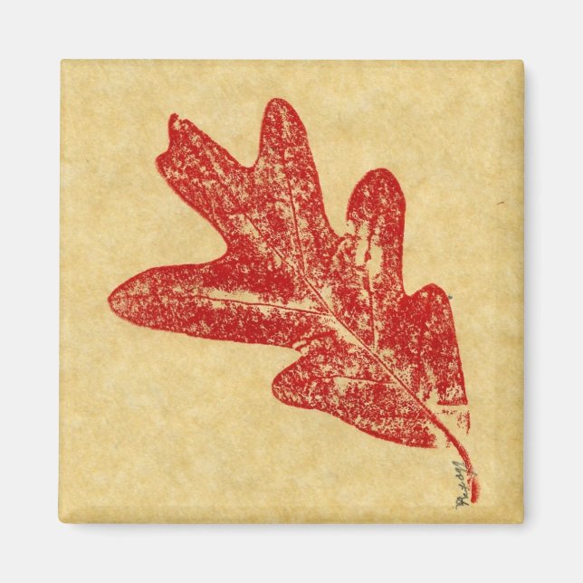 Leaf Nature Print Magnet (Front)