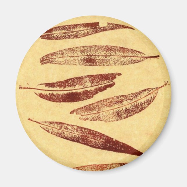 Leaf Nature Print Magnet (Front)