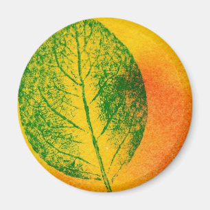Leaf Nature Print Magnet