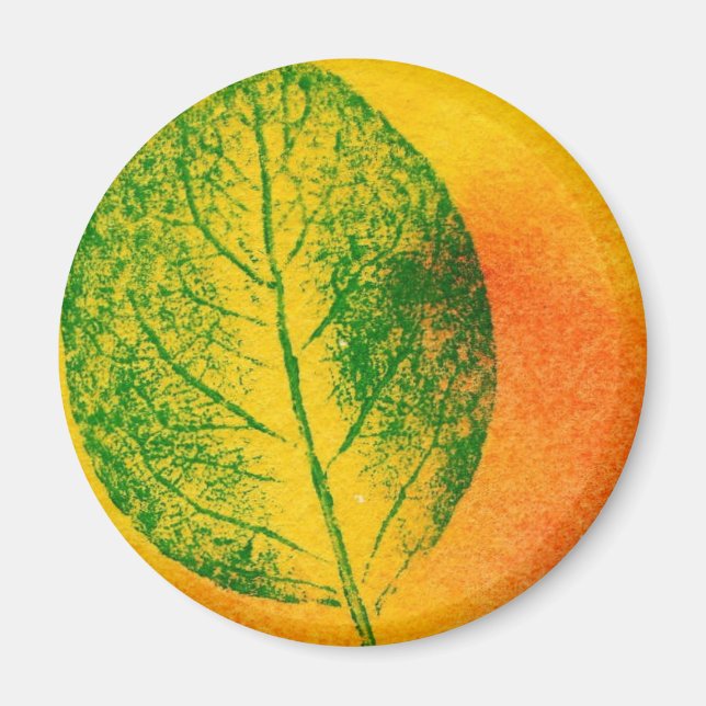 Leaf Nature Print Magnet (Front)