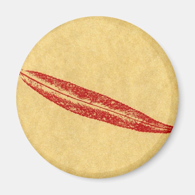 Leaf Nature Print Magnet (Front)