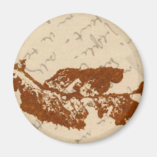 Leaf Nature Print Magnet (Front)