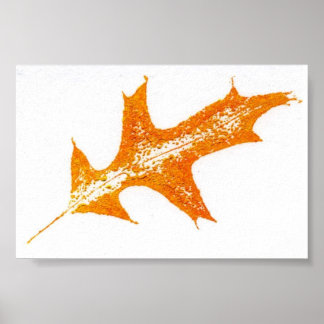Leaf Nature Print Mini-Poster