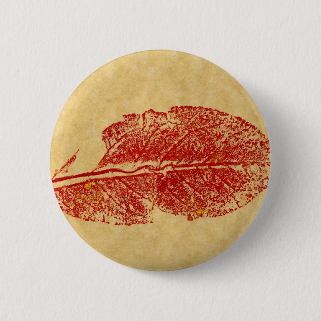 Leaf Nature Prints Button (Front)