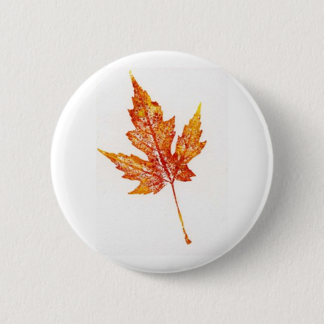 Leaf Nature Prints Button (Front)