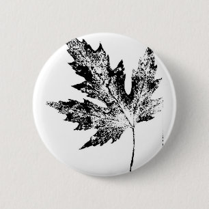 Leaf Nature Prints Button