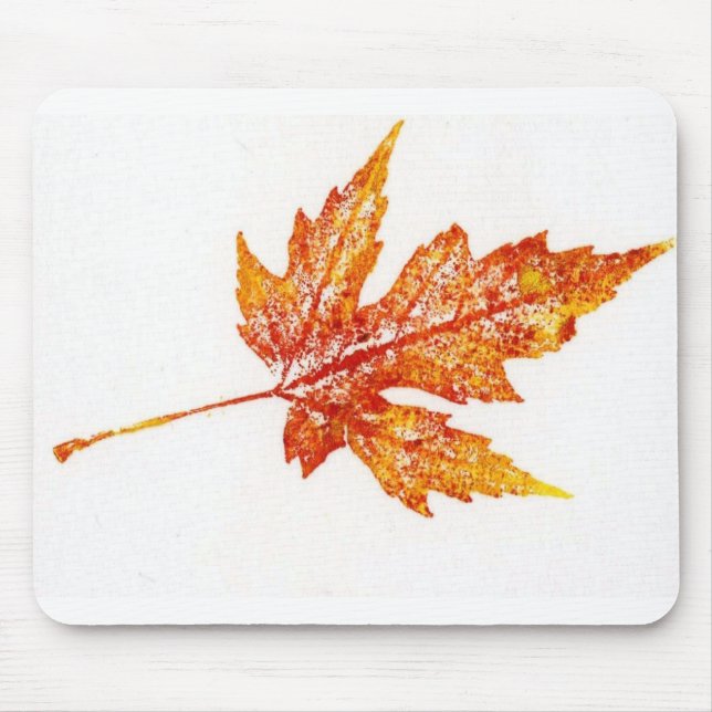 Leaf Nature Prints Mousepad (Front)