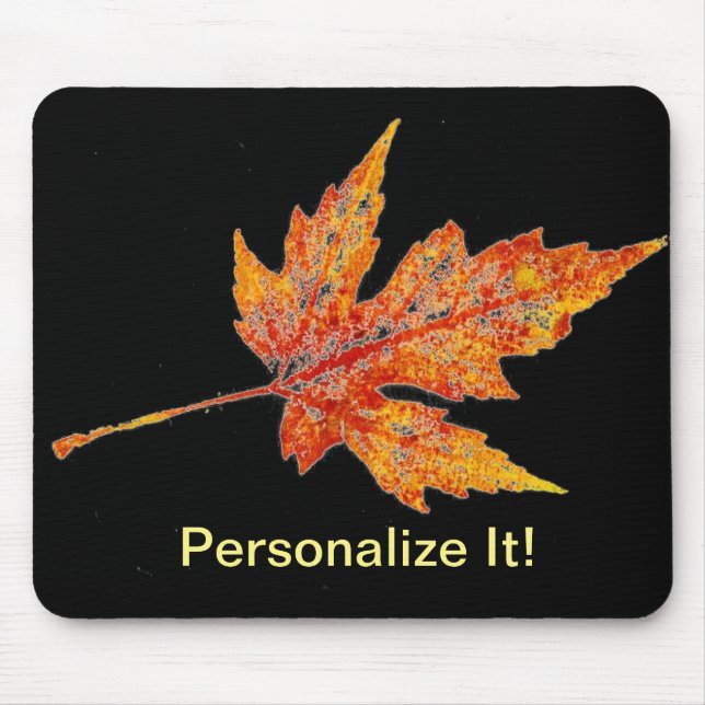 Leaf Nature Prints Mousepad (Front)