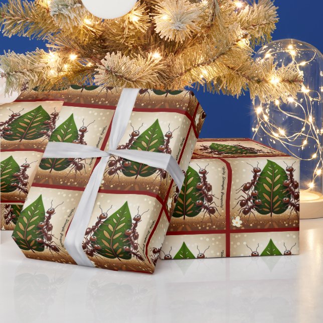 "Leaf of Faith" Wrapping Paper (Holidays)