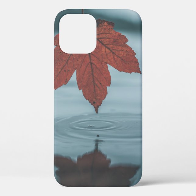 LEAF ON BODY OF WATER Case-Mate iPhone CASE (Back)