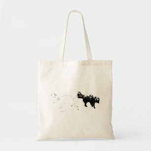 Leaf-Path Trackers, Wide Duo Tote Bag