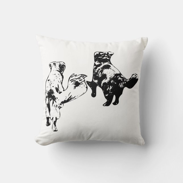 Leaf-Path, Two Shadows Cushion (Front)
