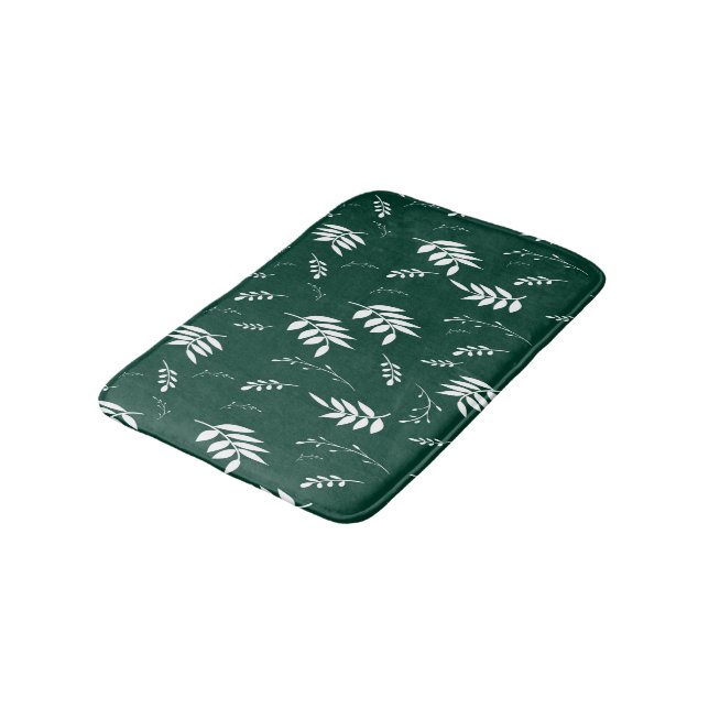 leaf pattern bath mat (Angled)