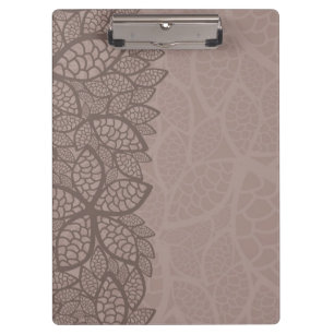 Leaf pattern border and background clipboard