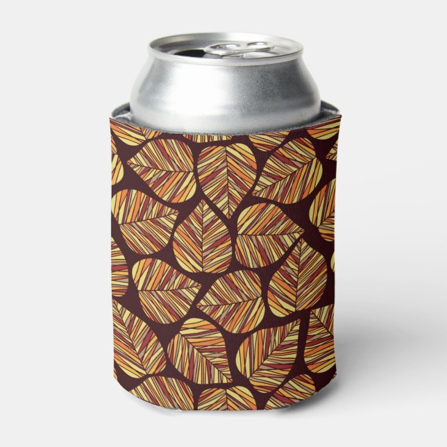 Leaf pattern can cooler (Can Front)