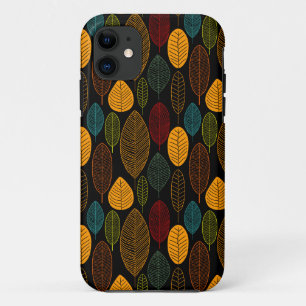 Leaf Pattern - Colours iPhone 11 Case