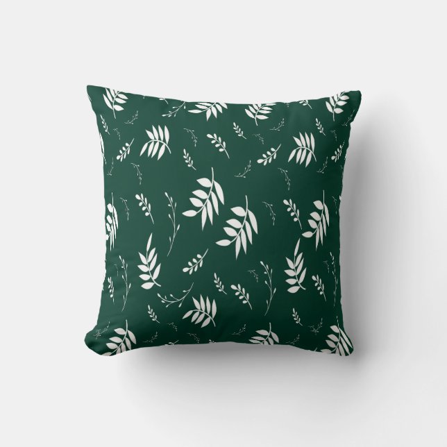 leaf pattern cushion (Front)
