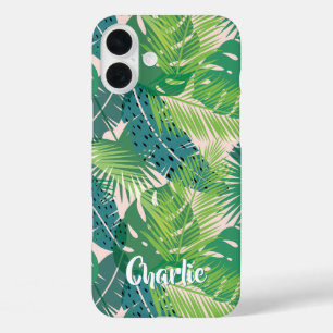 Leaf Pattern custom name phone cases