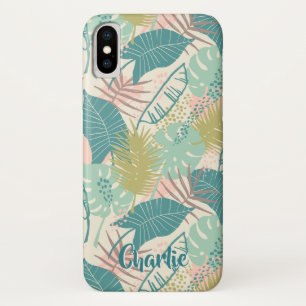 Leaf Pattern custom name phone cases
