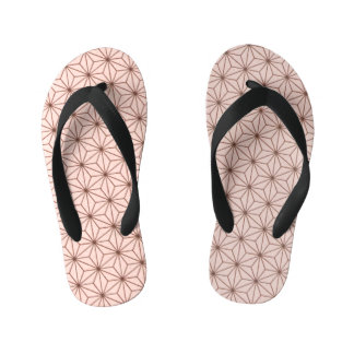leaf pattern kid's thongs