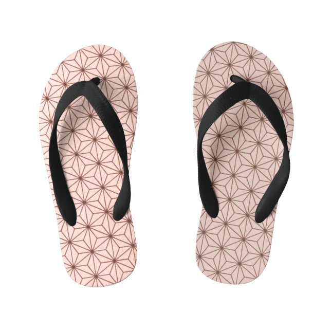 leaf pattern kid's thongs (Footbed)