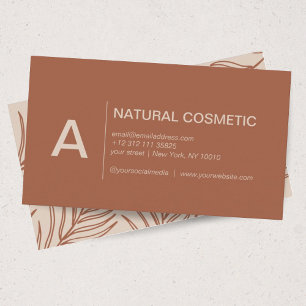 Leaf Pattern Logo Business Card
