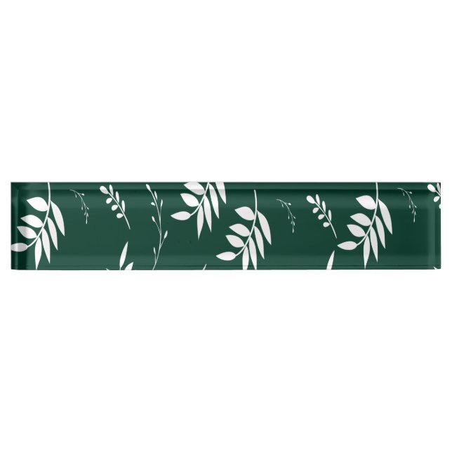 leaf pattern nameplate (Front)