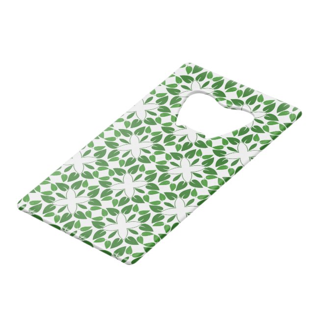 Leaf Pattern, Pattern Of Leaves, Green Leaves (Front Angled)