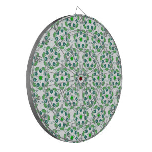 Leaf Pattern, Pattern Of Leaves, Green Leaves Dartboard