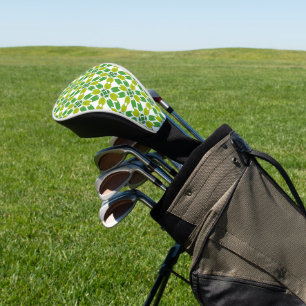 Leaf Pattern, Pattern Of Leaves, Green Leaves Golf Head Cover