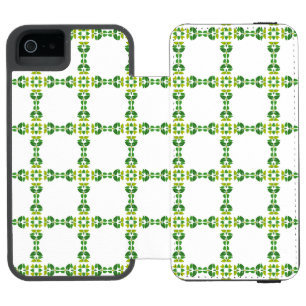Leaf Pattern, Pattern Of Leaves, Green Leaves Incipio Watson™ iPhone 5 Wallet Case