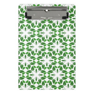 Leaf Pattern, Pattern Of Leaves, Green Leaves Mini Clipboard